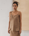 BASERANGE 25 Spring/Summer France Linen Vest Camisole BAS-TODY-SL-000-OCULAR